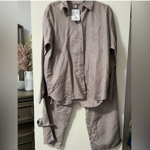 Brand new H&M linen co-ord set